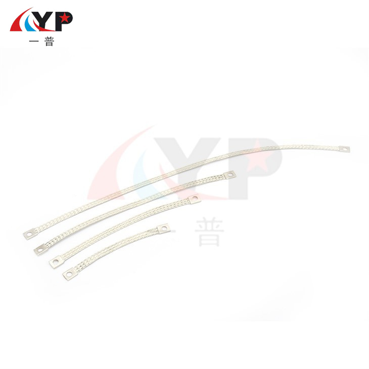 အသစ်သော စွမ်းအင် Tin-plated ကြေးနီကျစ်ထားသော Flexible Connector